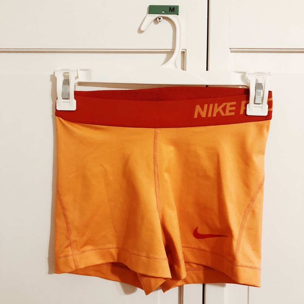 Orange Nike Pros